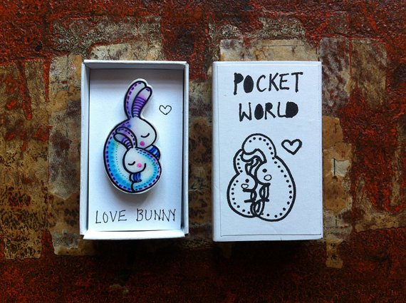 Bunny Brooch