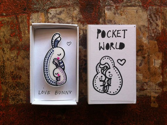 Bunny Brooch