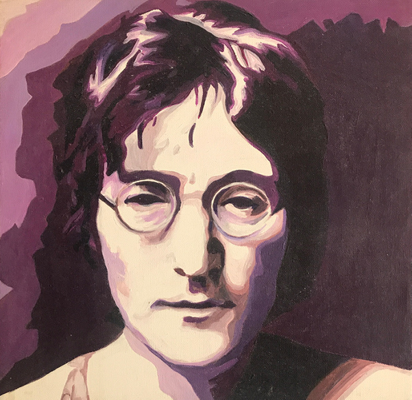 Painting of John Lennon
